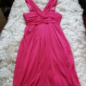 Intrigue Women's Sleeveless Baby Doll Dress Pink Size Small